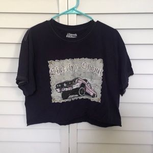 Purple crop top from forever 21